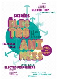 Soirées electro-animées !. Du 15 au 17 mars 2013 à Lille. Nord. 